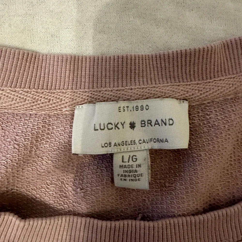 Lucky Brand size large tie dyed oversized shirt. Mauve. - Picture 2 of 3